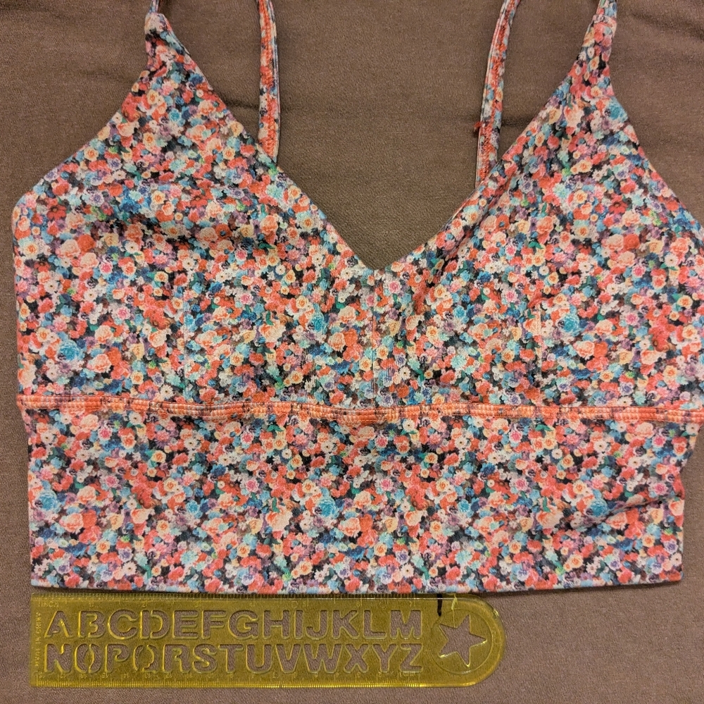 Lululemon Athletica Floral Multicolor Bra